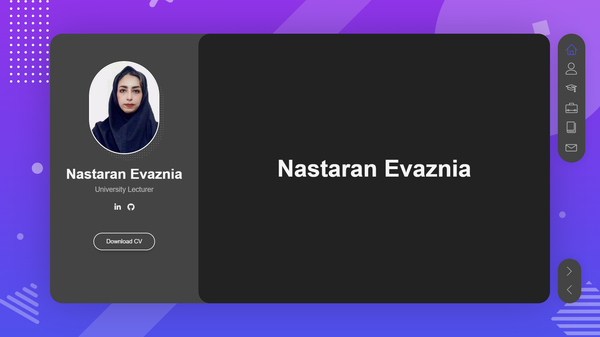 تصویر سایت نسترن عوض‌نیا